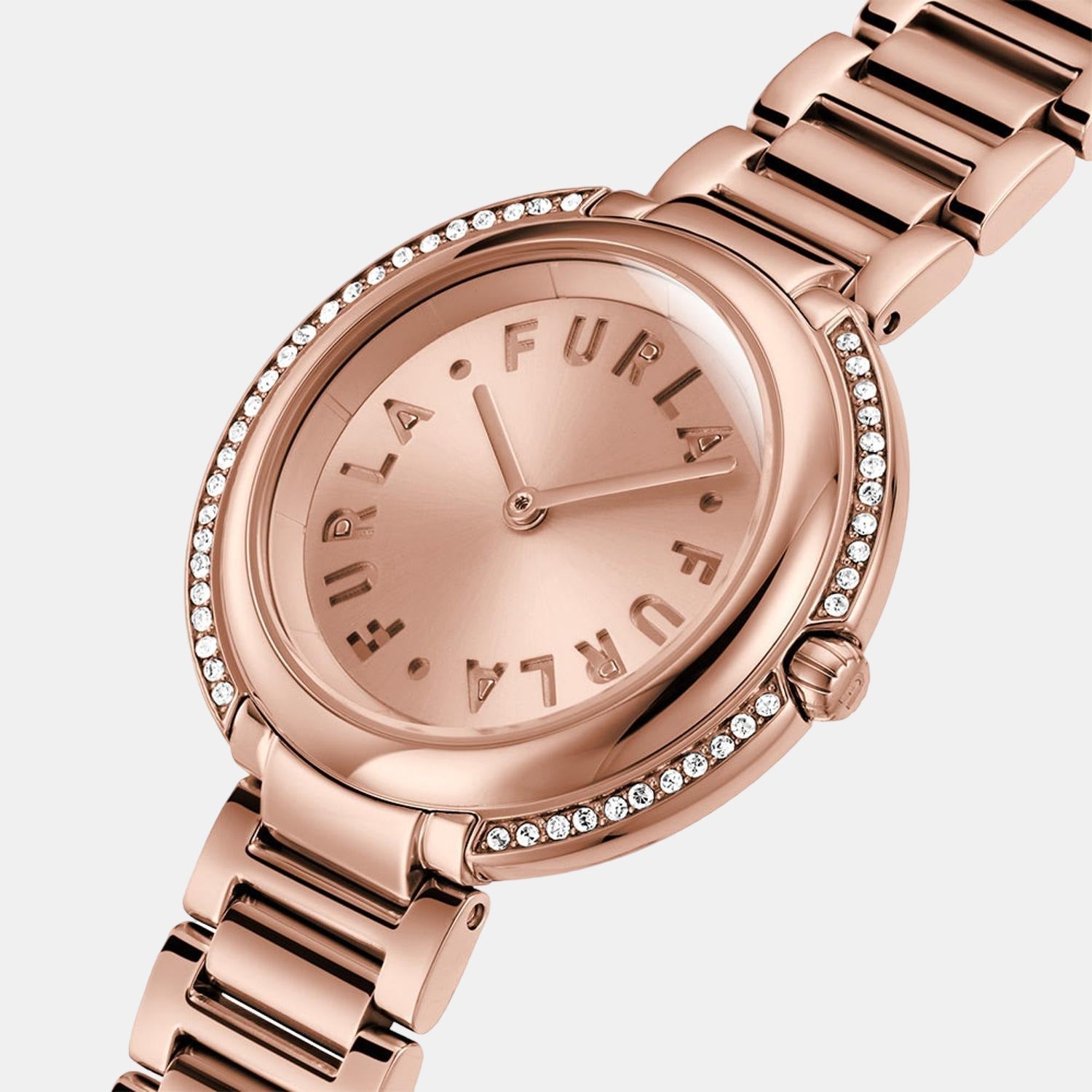 Furla Heritage Women Quartz Rose Gold Dial Analog Stainless Steel Watch WW00032009L3 - view 2