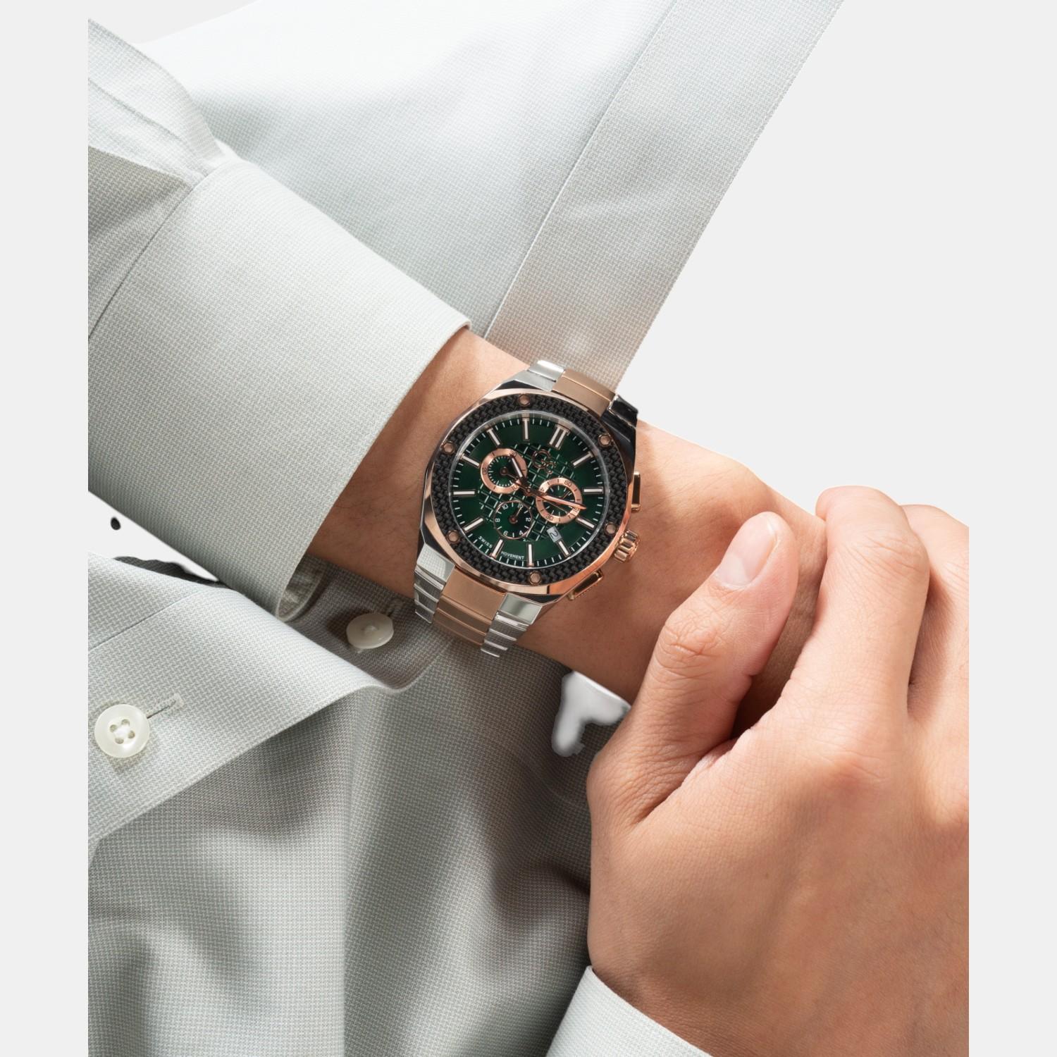 GC Fiber Men Quartz Green Dial Chronograph Stainless Steel Watch Z37003G3MF - view 7