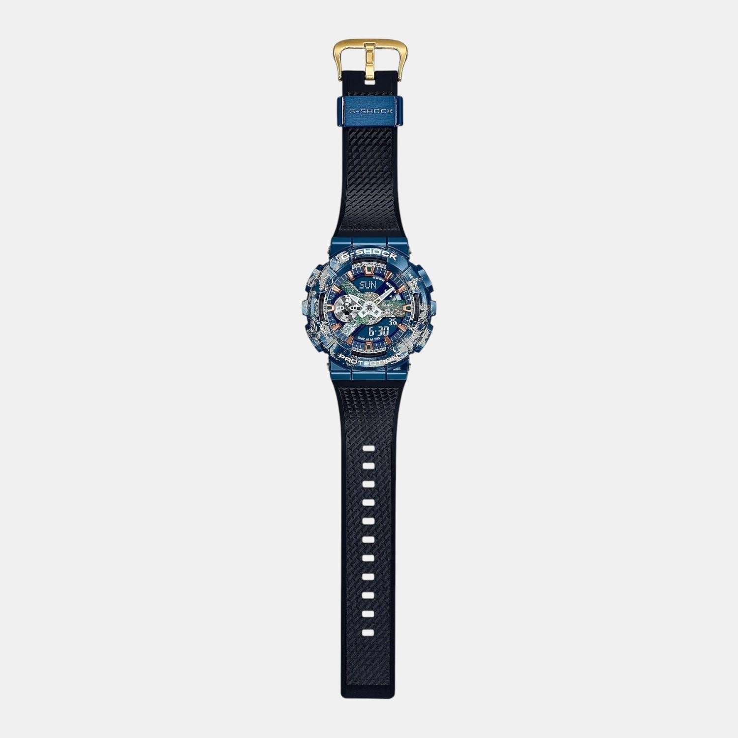 Casio G-Shock Men Quartz Blue Dial Analog-Digital Resin Watch G1341 - view 4