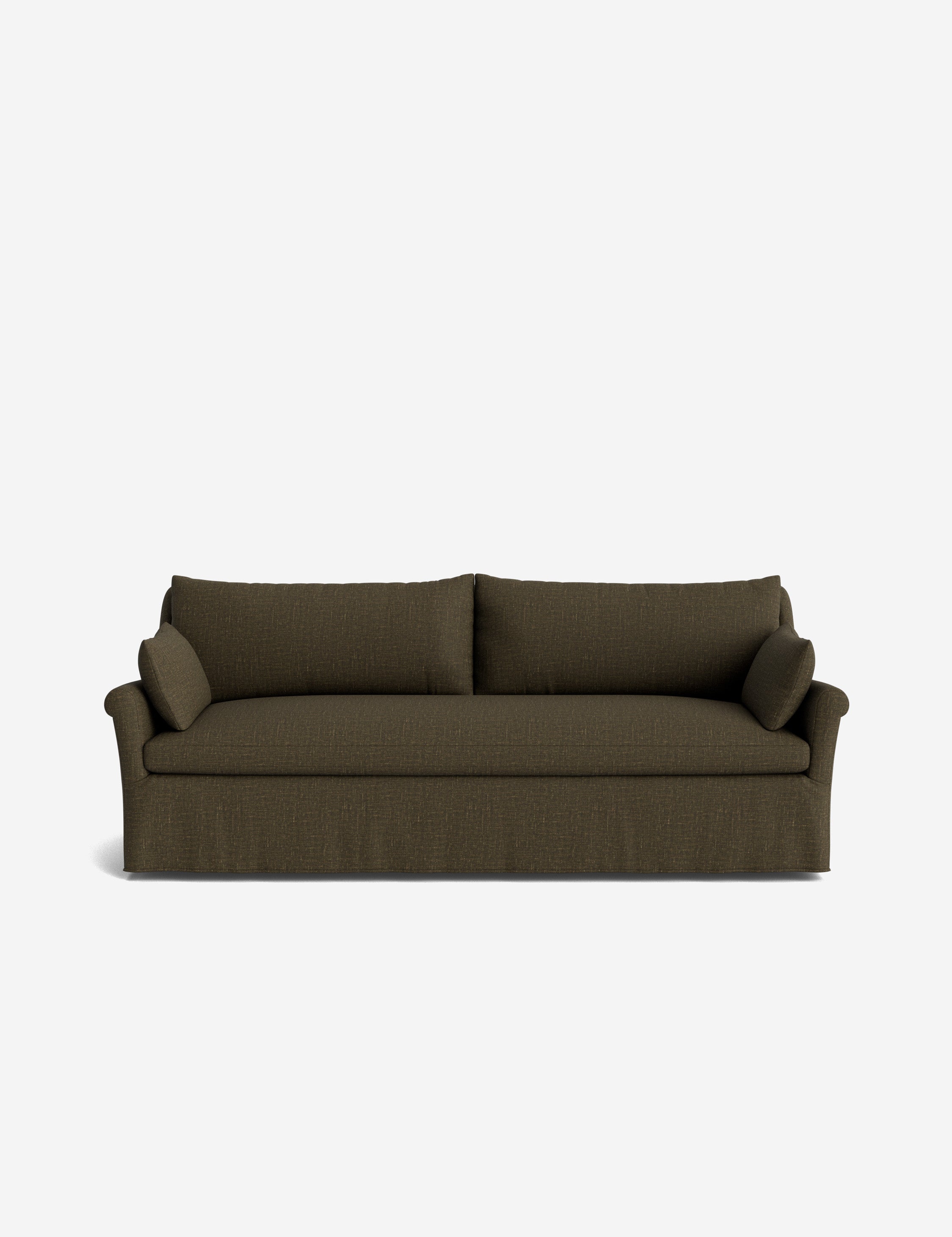 Lulu and Georgia Portola Rolled Arm Slipcover Sofa - view 131