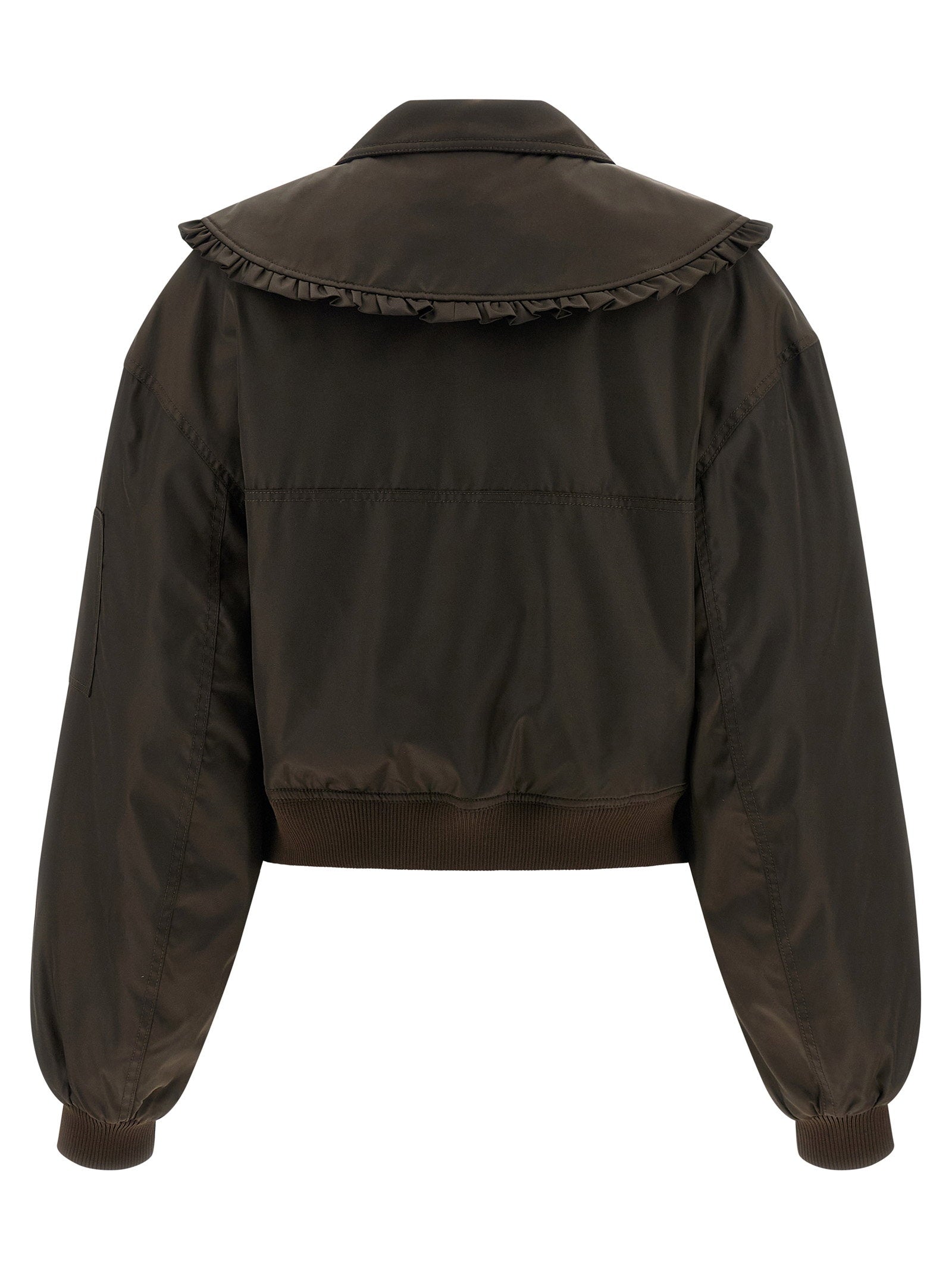 Ganni Duchesse Nylon Bomber Jacket - view 3