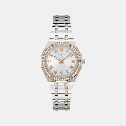 Guess Desire Women Quartz White Dial Analog Stainless Steel Watch GW0770L5
