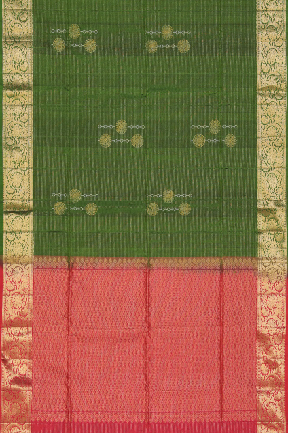 Kalanjali Gorgeous Green Saree – Women's - view 3