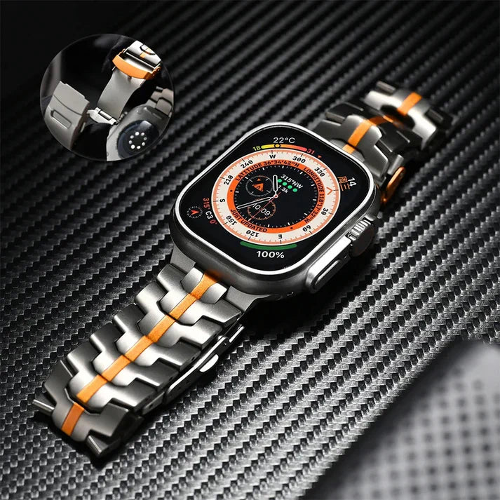 Million Cases Luxury Interwoven Metal Strap for Apple Watch - view 5