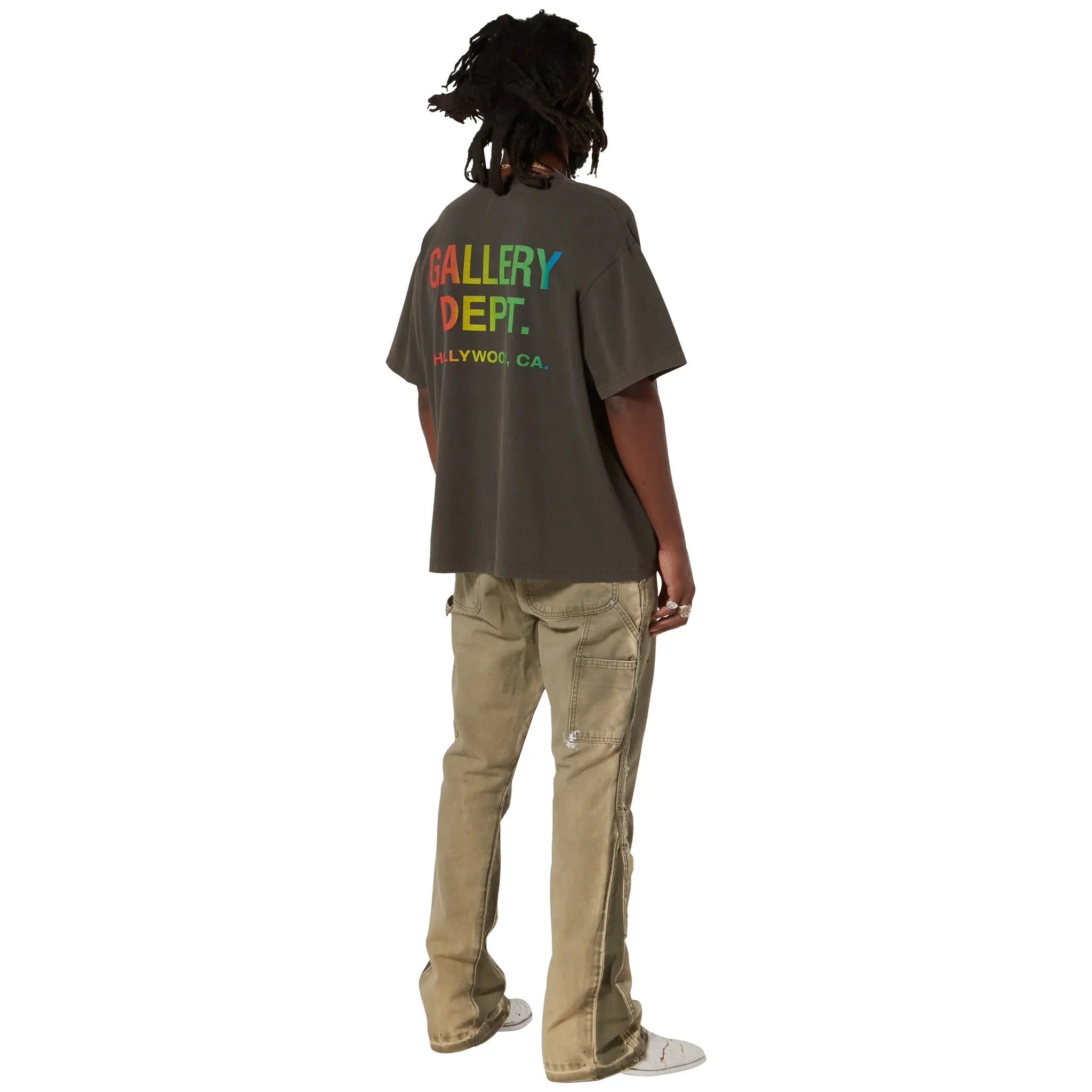 Gallery Dept. LA Carpenter Moss Flared Pants – Green - view 6