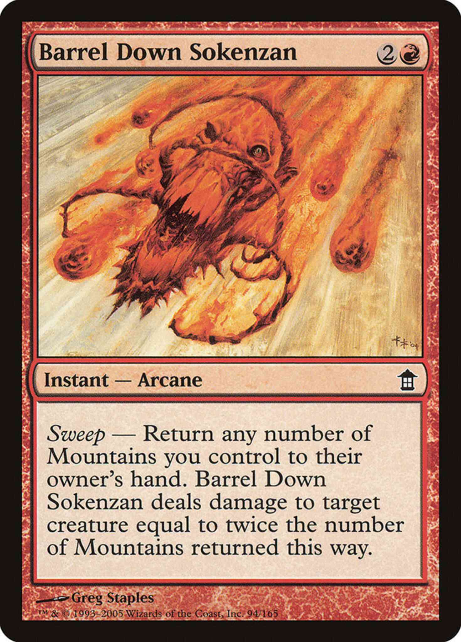 Magic Barrel Down Sokenzan [94] [Saviors of Kamigawa] [Non-Foil]