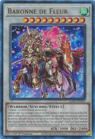 Yu-Gi-Oh! Baronne de Fleur - RA01-EN034 - Prismatic Ultimate Rare - 1st Edition