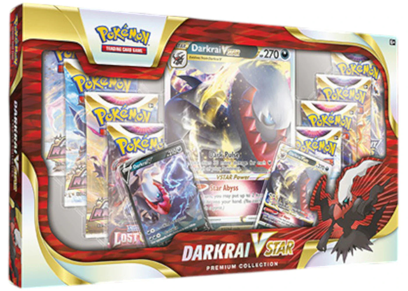 Sword shield darkrai – 2022 Pokémon Sword & Shield Darkrai VSTAR Premium Collection Box