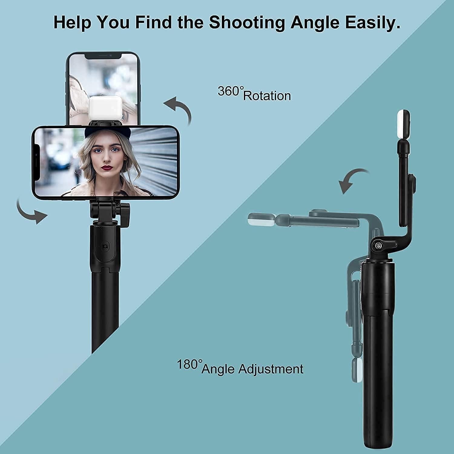Fab Alchemy All-in-One Wireless Bluetooth Selfie Stick Tripod - view 2