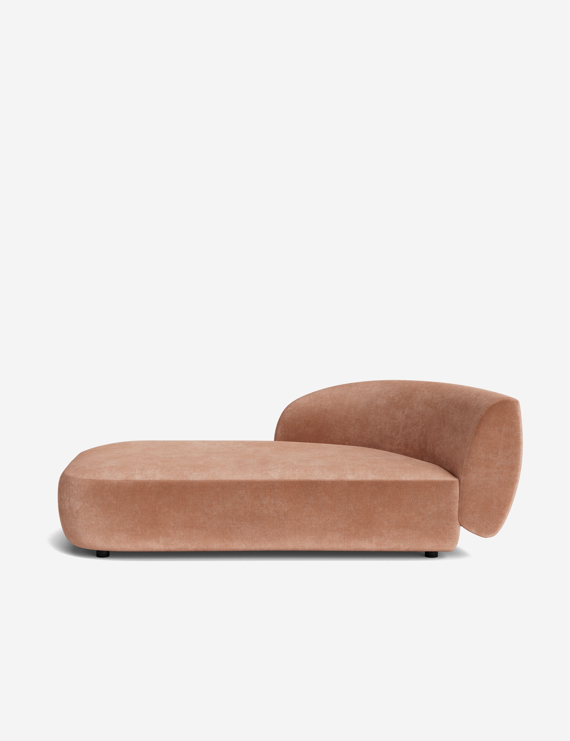 Lulu and Georgia Claret Modular Left Chaise - view 70
