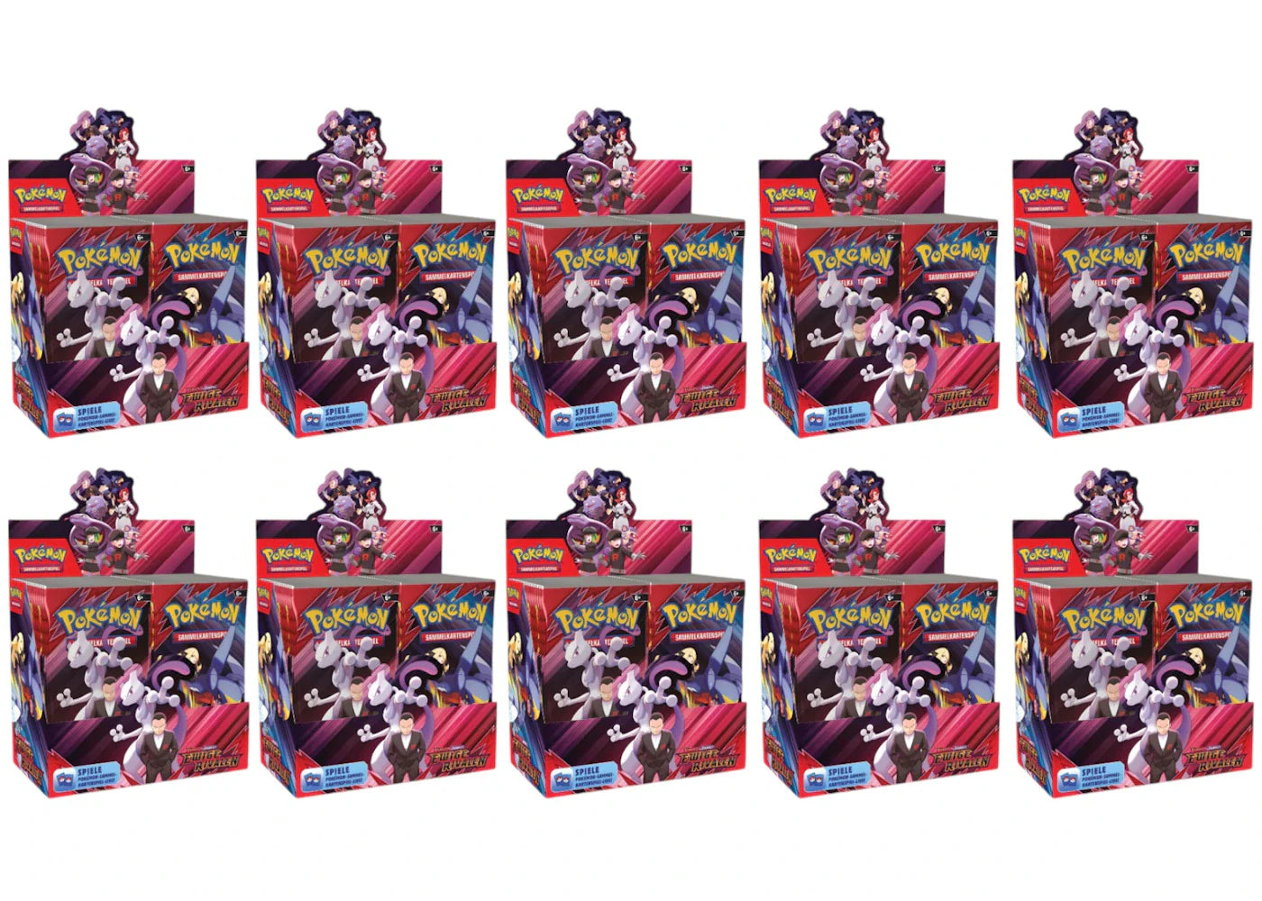 Scarlet violet destined – 2025 Pokémon Scarlet & Violet Destined Rivals Booster Box 10x Lot (German)
