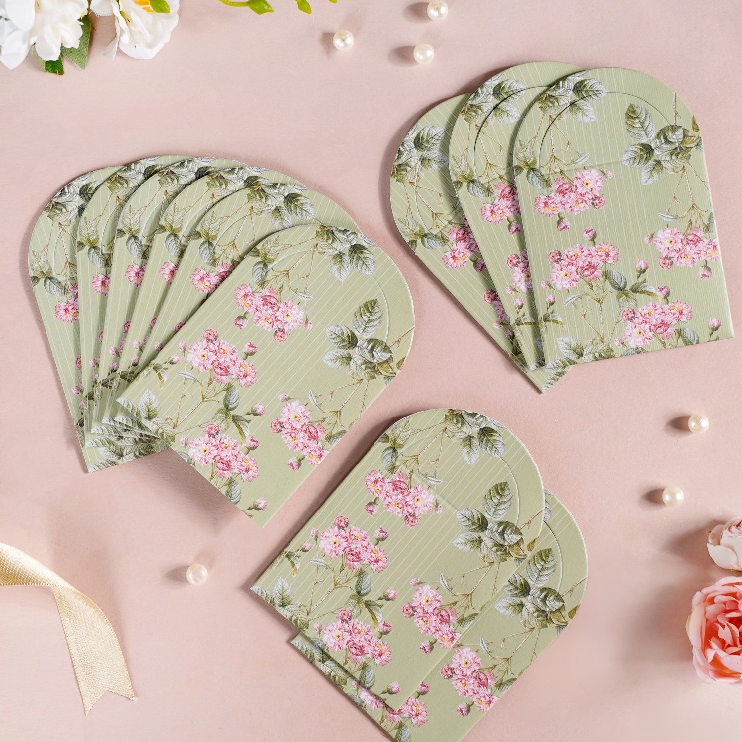Nestasia Wild Roses Gifting Money Envelope Set Of 12