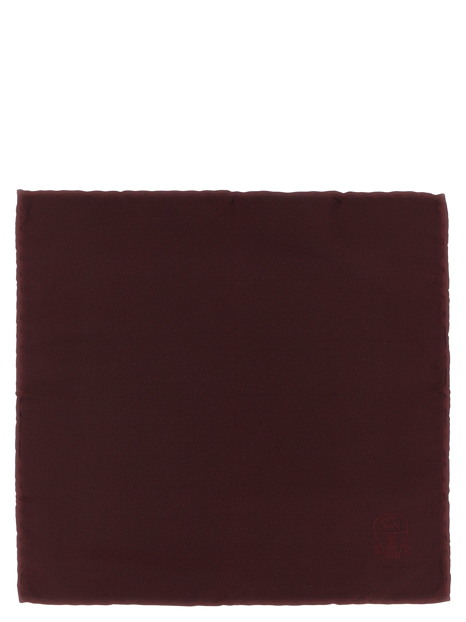 Brunello Cucinelli Double-face Pocket Clutch – 100% silk
