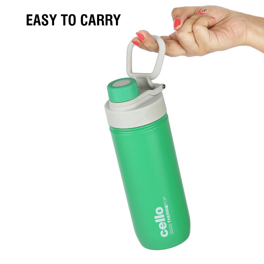 Cello Pop Hot & Cold Stainless Steel Kids Water Bottle, 600ml - view 37
