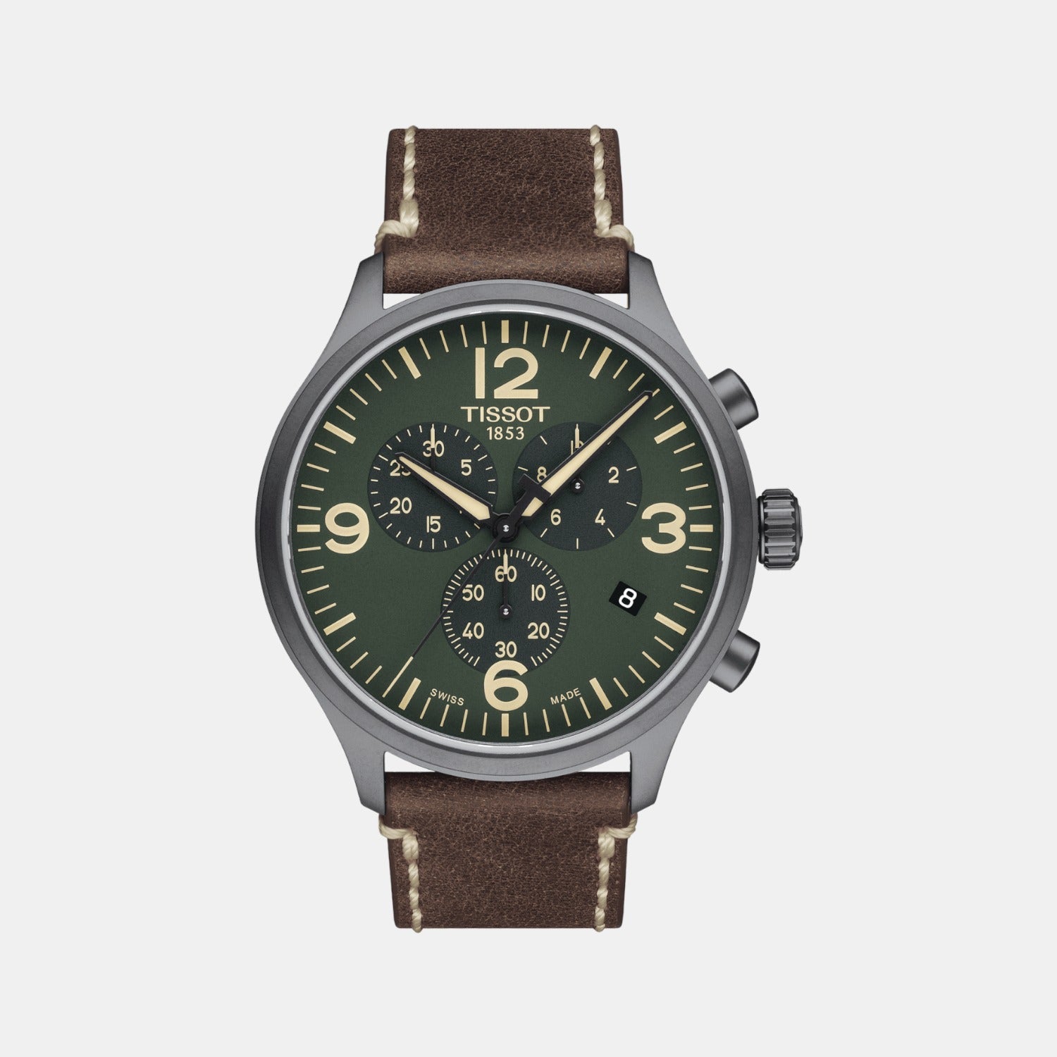 Tissot Chrono Xl Men Chronograph Leather Watch T1166173609700