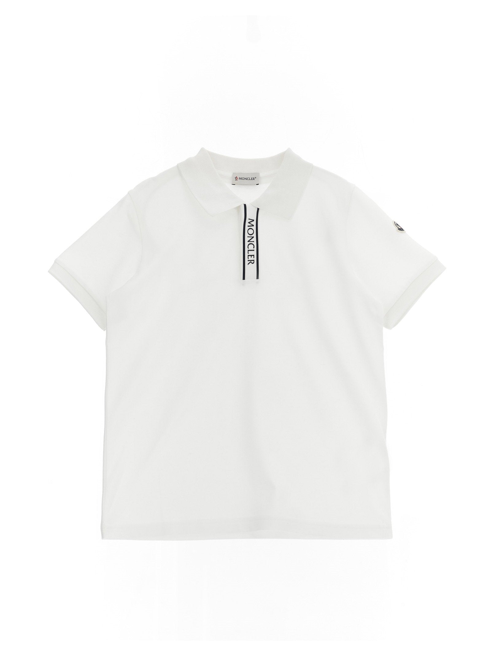 Moncler Enfant Logo Polo Shirt – 100% cotton