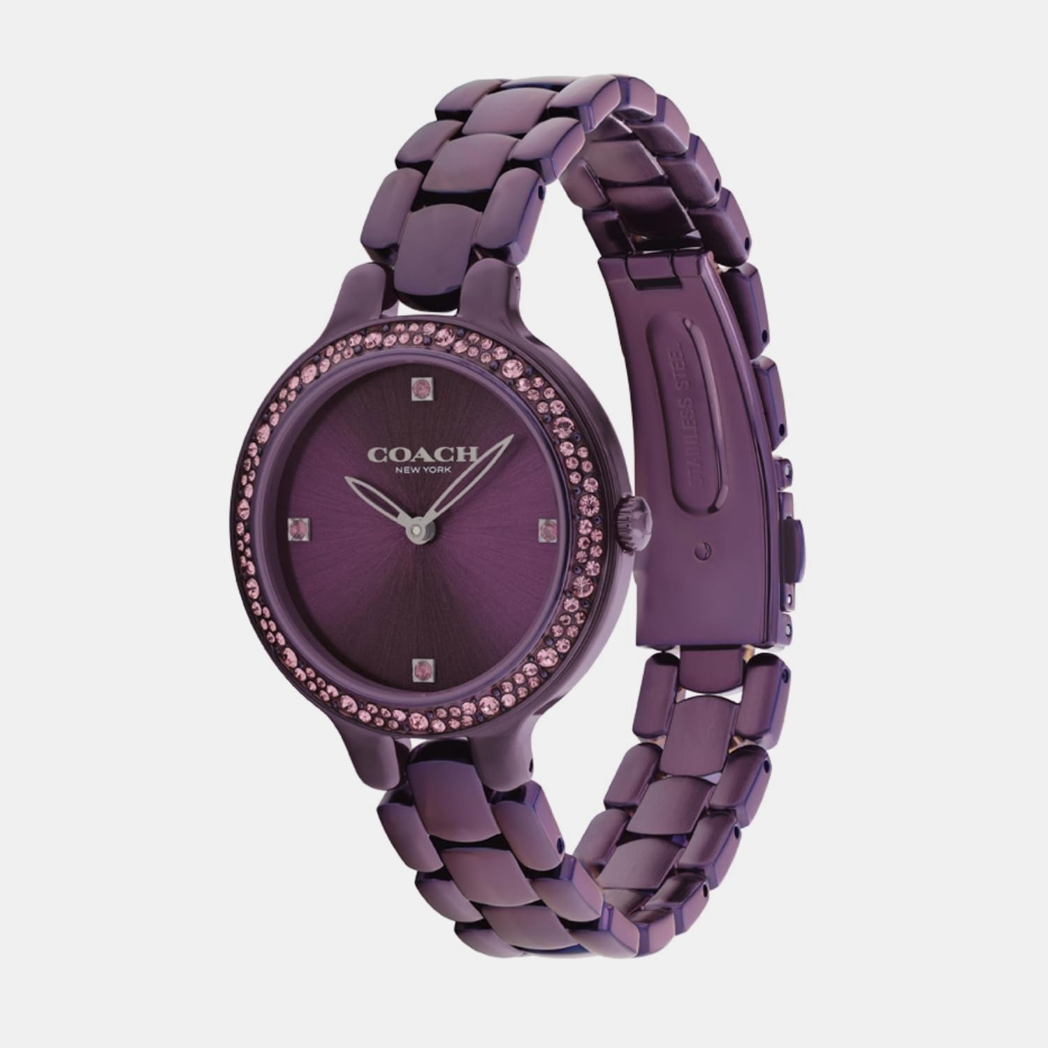 Coach Chelsea Women Quartz Purple Dial Analog Stainless Steel Watch 14504353 - view 2