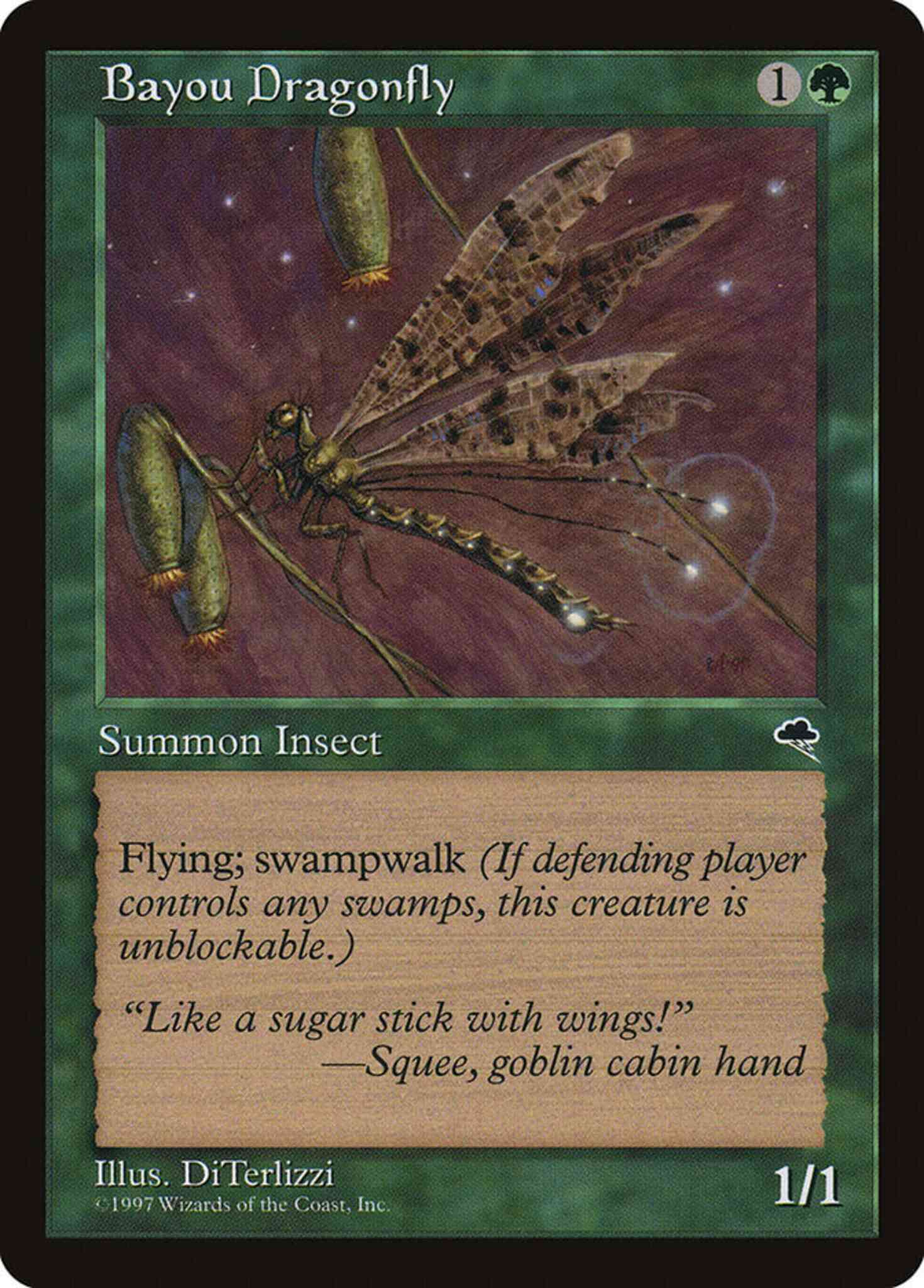 Bayou dragonfly 215 – Magic Bayou Dragonfly [215] [Tempest] [Non-Foil]