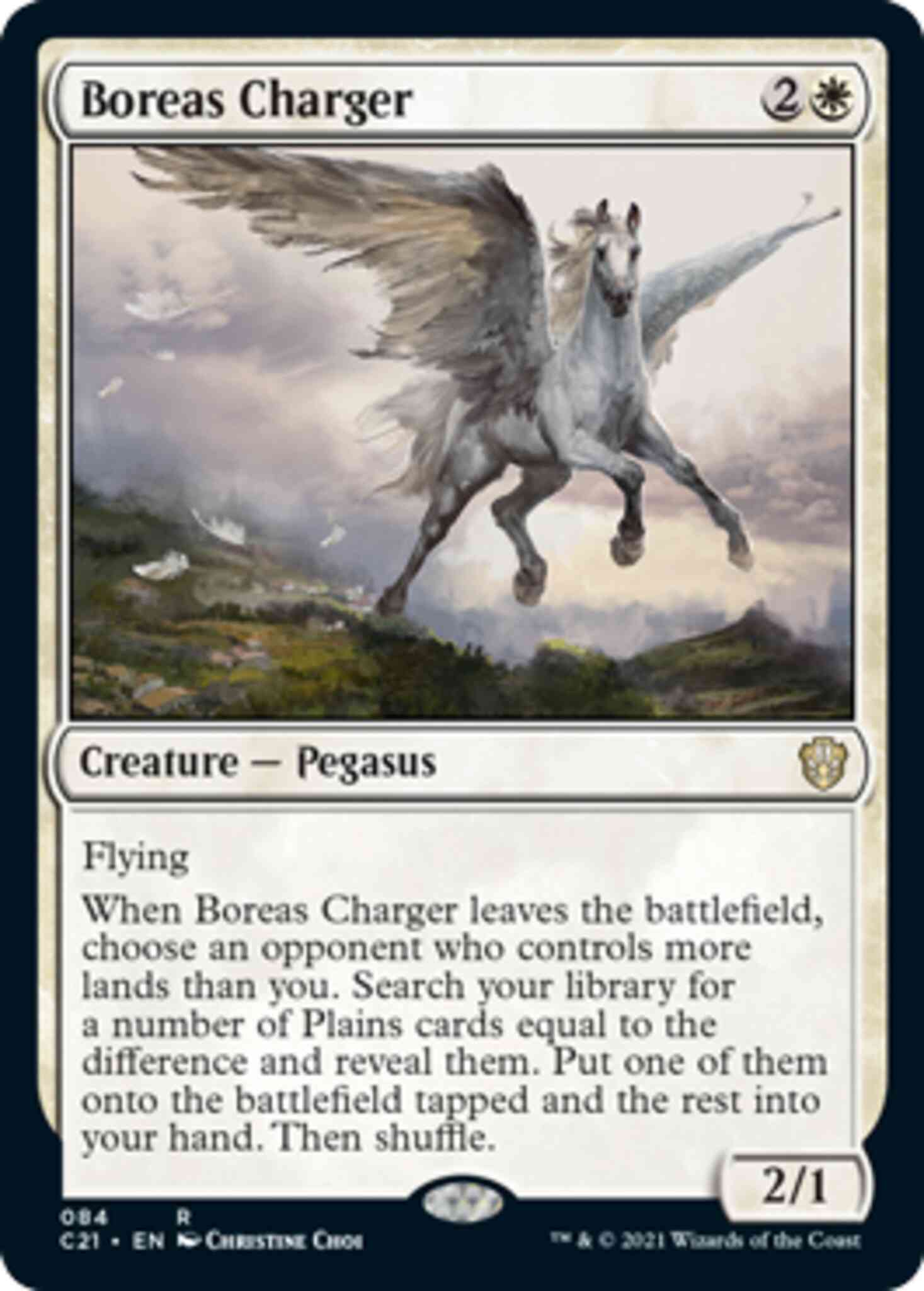 Boreas charger 84 – Magic Boreas Charger [84] [Commander 2021] [Non-Foil]