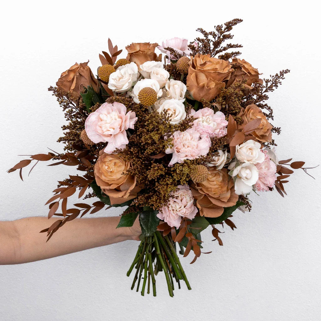 FiftyFlowers Mocha Brown Flower Bouquet