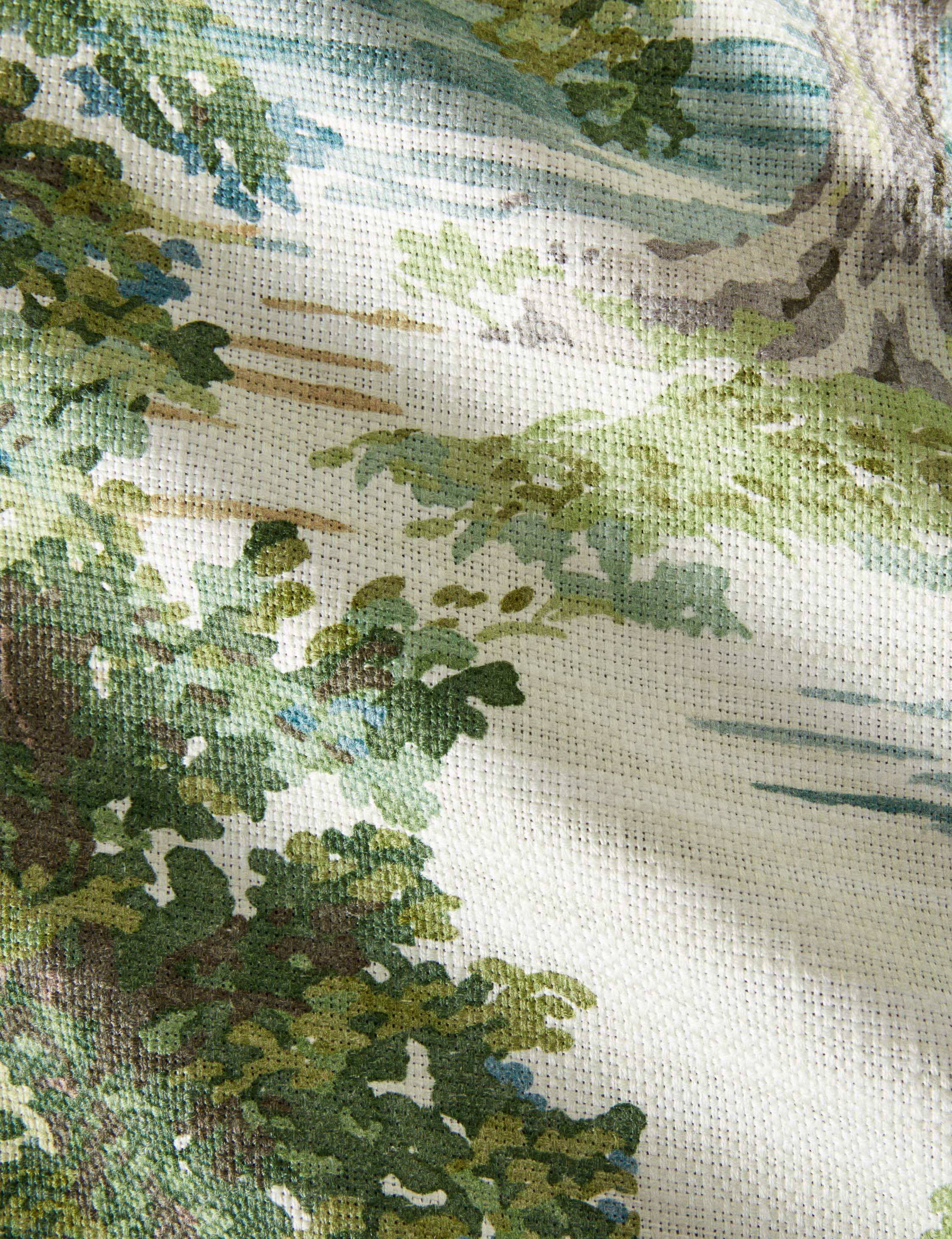 Lulu and Georgia Ancient Canopy Viscose Fabric by Morris & Co. - view 7