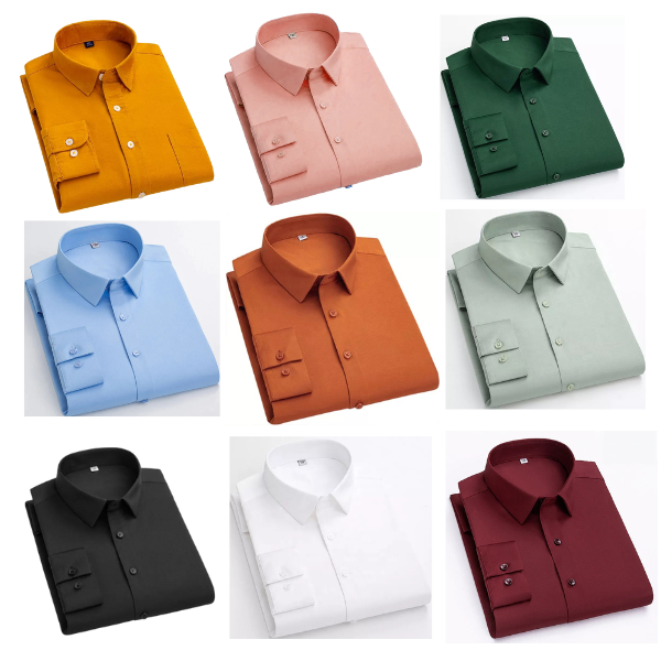 BlackTree Pick any 3 Premium Cotton Solid Shirt for Man