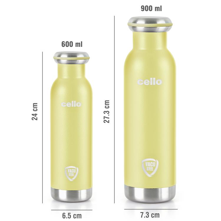 Cello Duro Sip Flask, Vacusteel Water Bottle - view 55