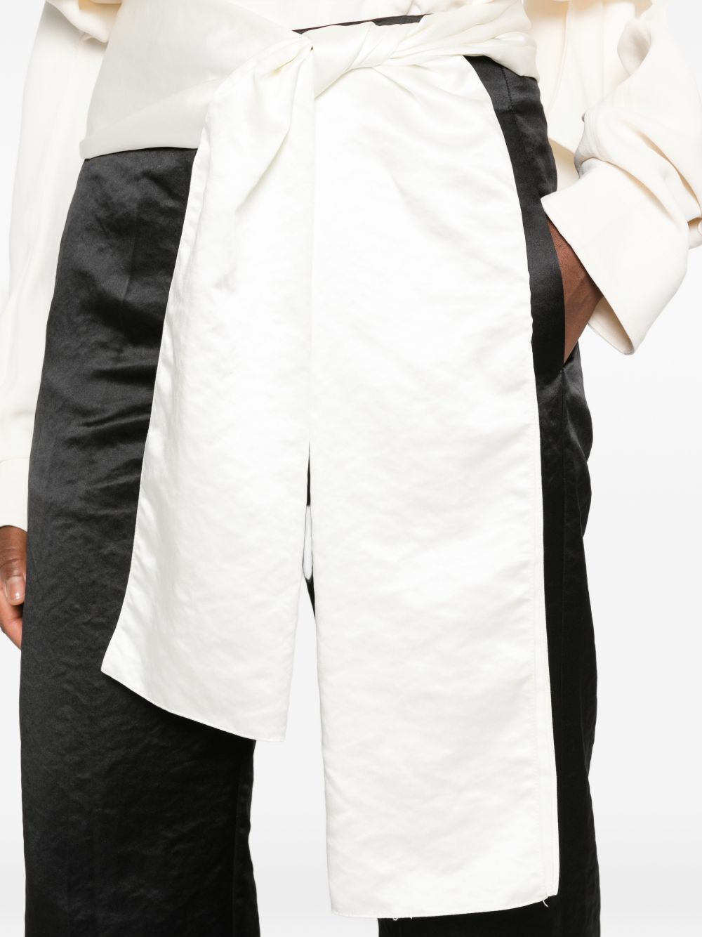 Forte Forte Trousers BLACK – Polyester 100 % - view 2