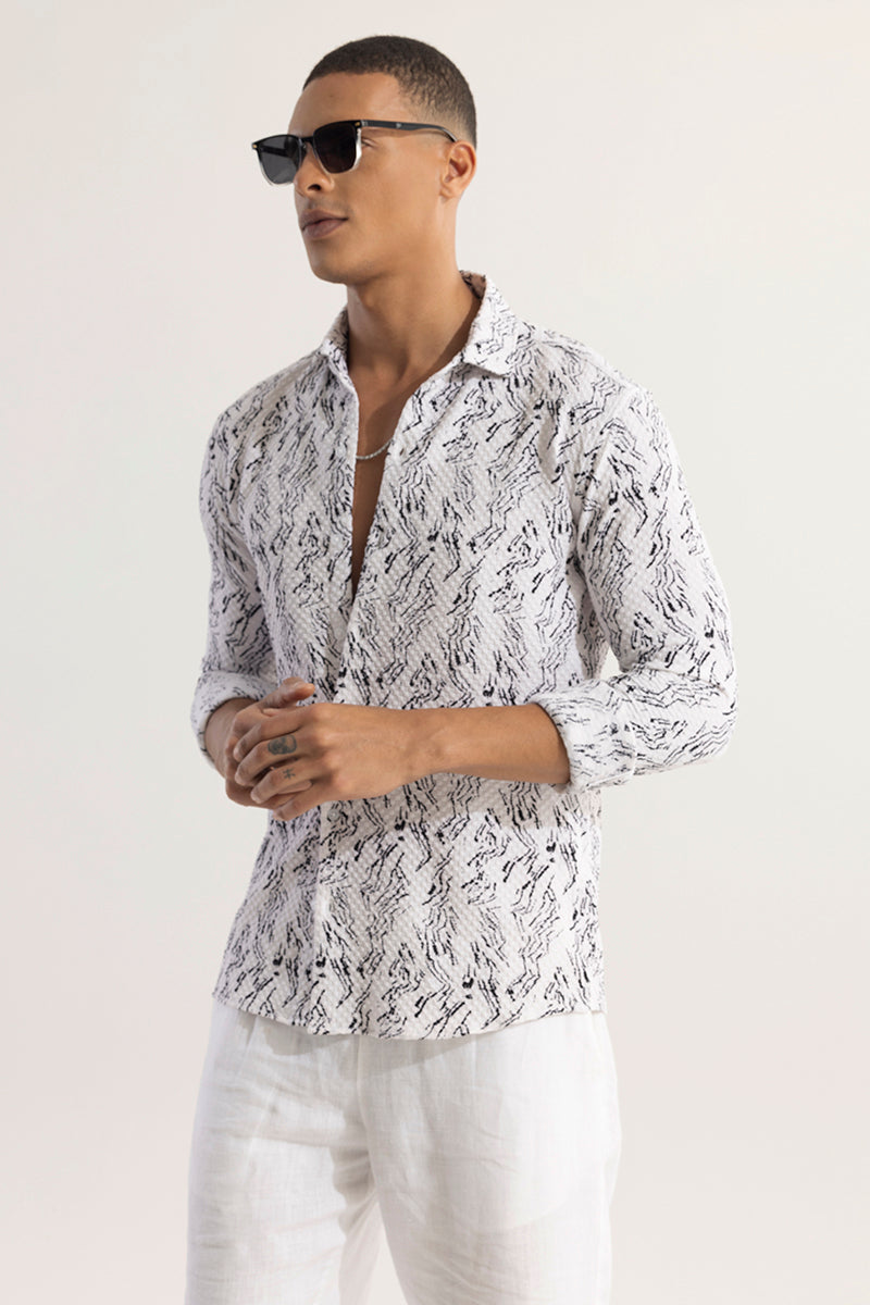 SNITCH Celestial White Shirt