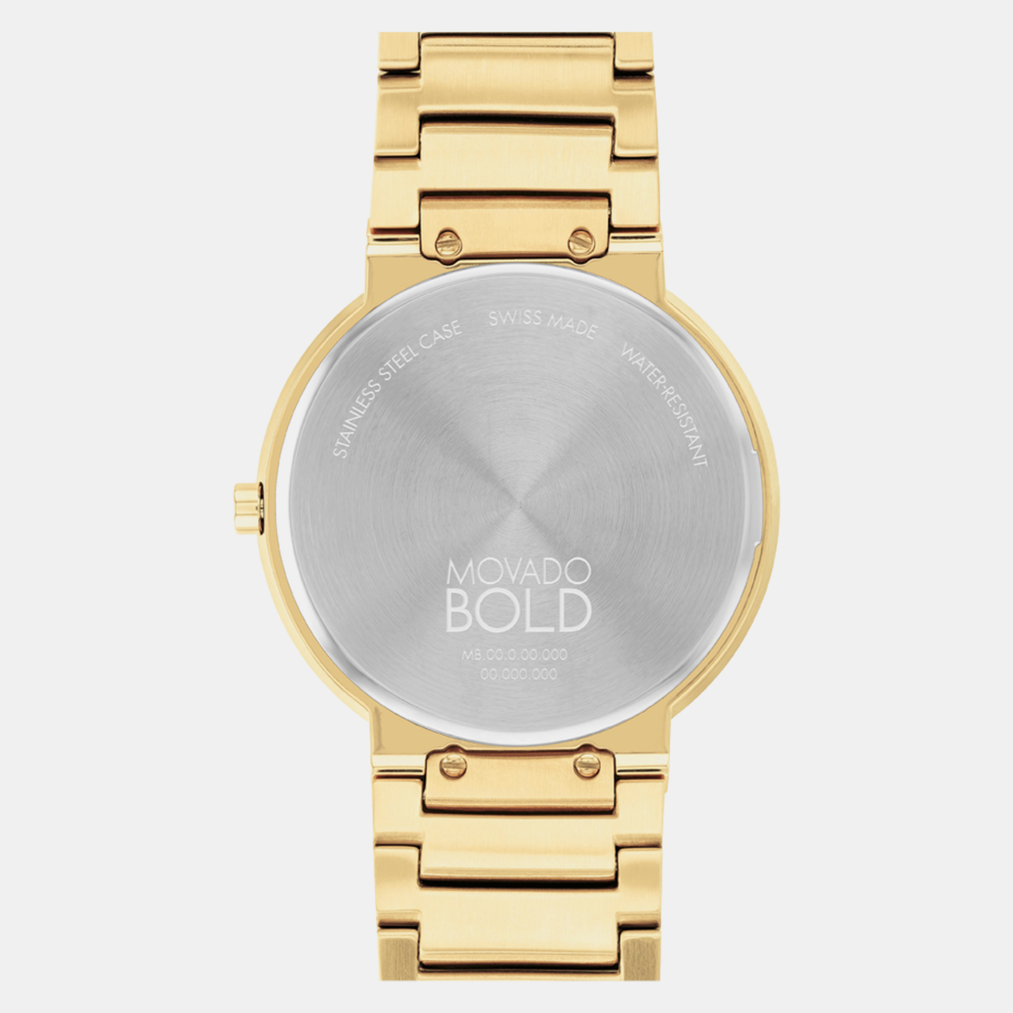 Movado Bold Men Quartz Gold Dial Analog Stainless Steel Watch 3601081 - view 3