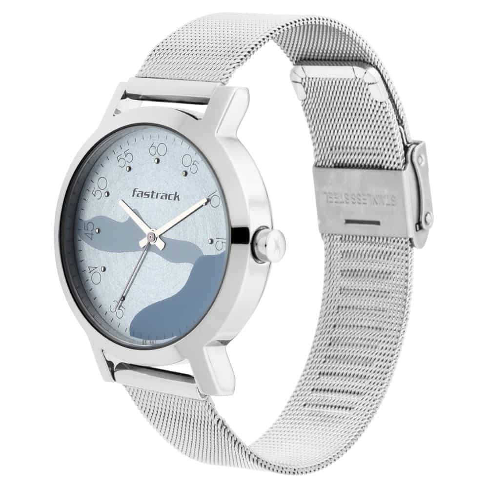 Fastrack Bare Basics Blue Dial