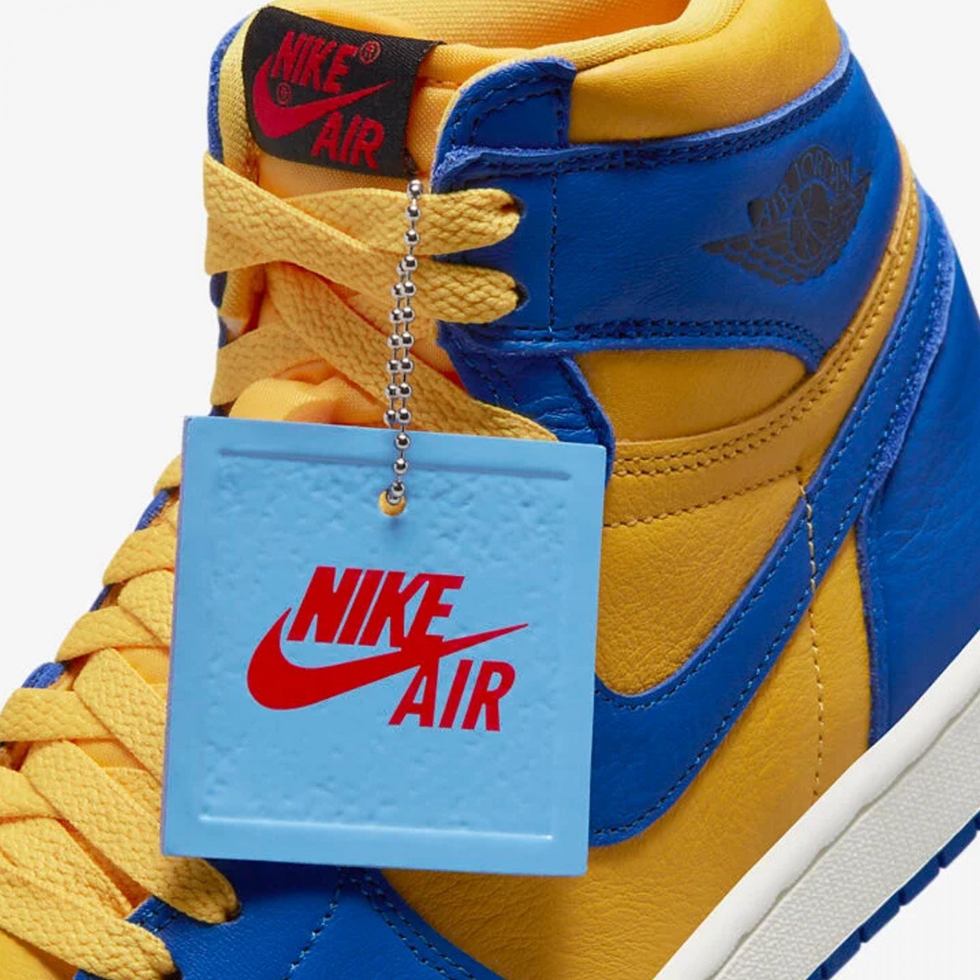 Jordan | AIR JORDAN 1 RETRO HIGH OG { VARSITY MAIZE/GAME ROYAL-SAIL - view 4