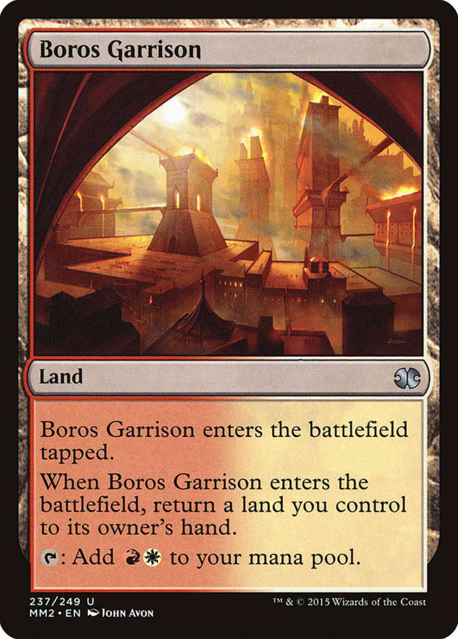 Boros garrison 237 – Magic Boros Garrison [237] [Modern Masters 2015] [Non-Foil]