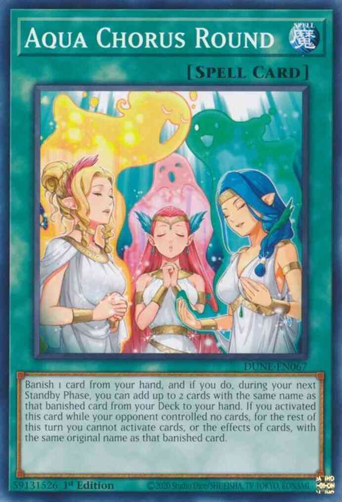 Yu-Gi-Oh! Aqua Chorus Round - DUNE-EN067 - Common - 1st Edition