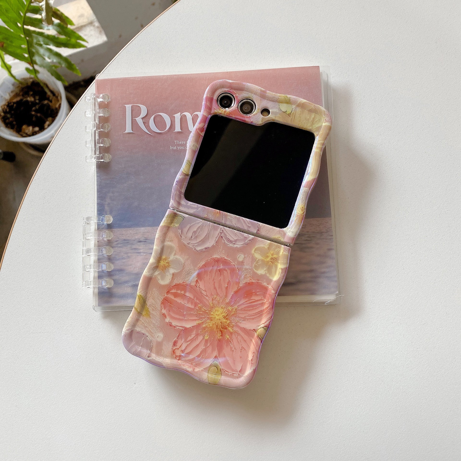 Peeperly Artistic Camellia Blooms Case with Charm - Samsung