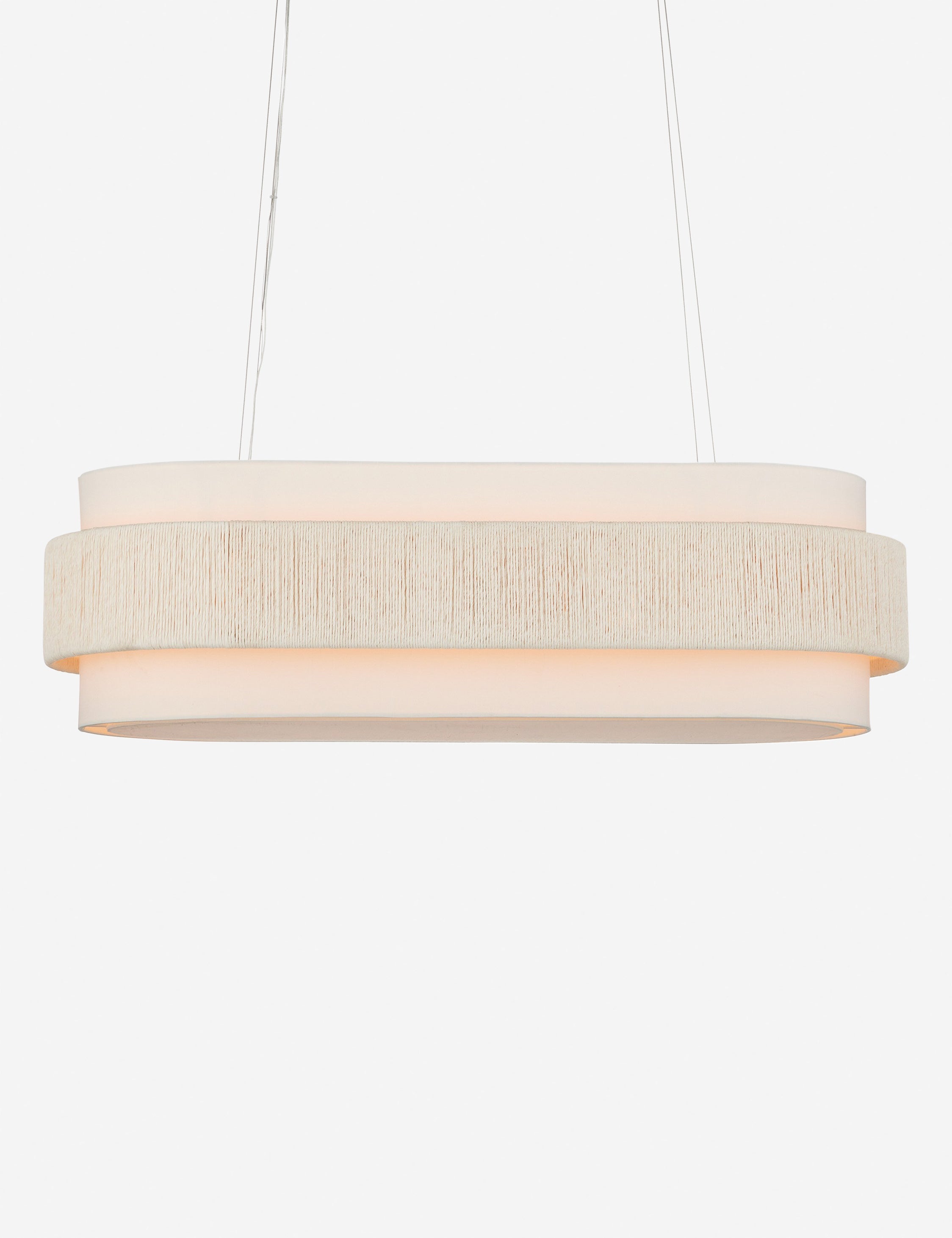 Lulu and Georgia Kiri Oval Chandelier – White - view 2