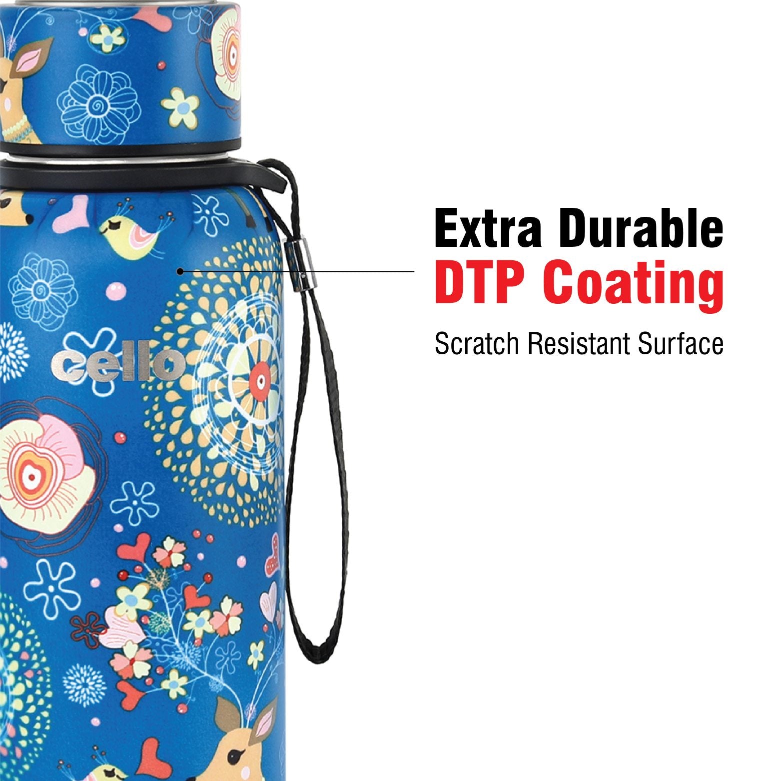 Cello Deezee Kent, Vacusteel Water Bottle, 550ml - view 13