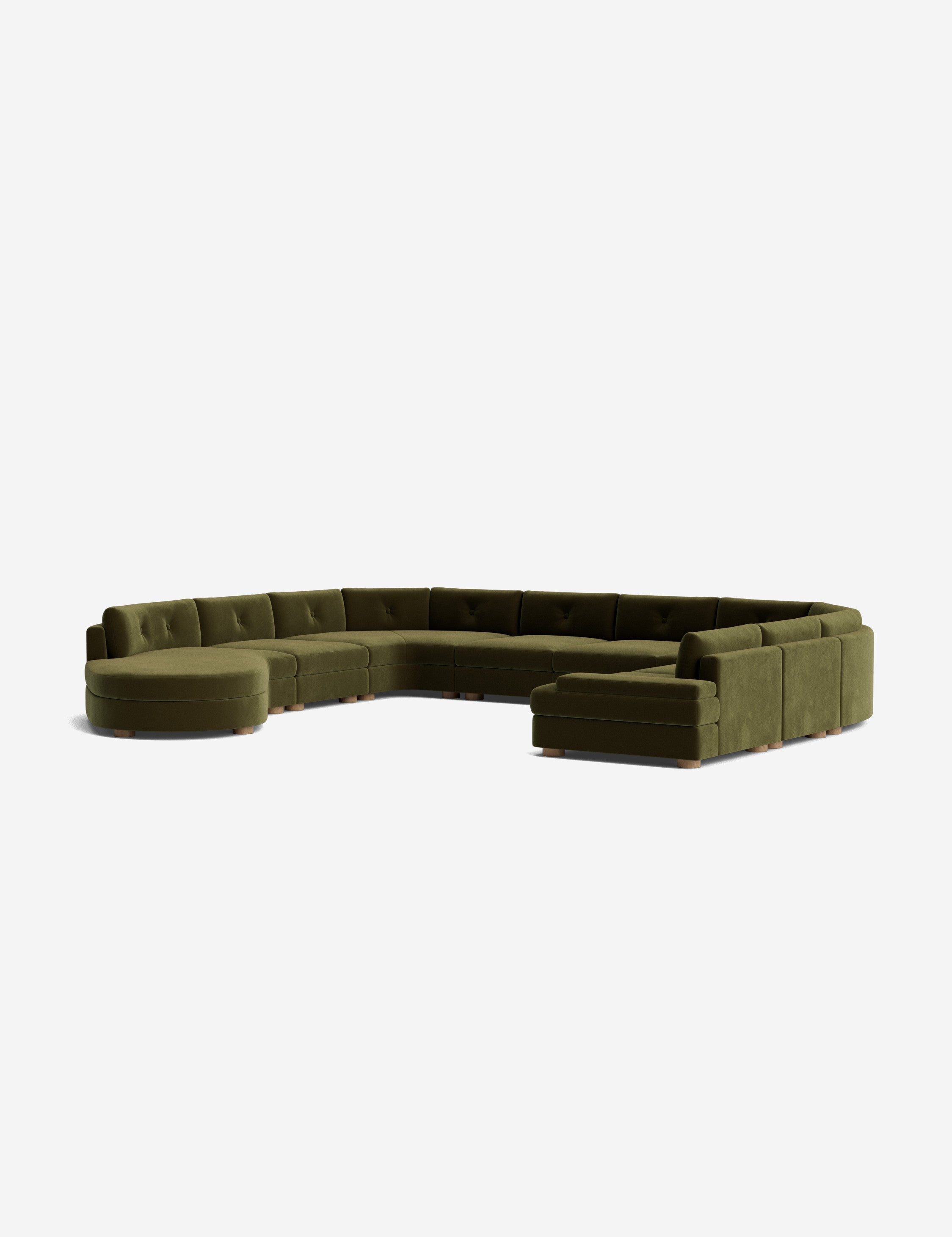 Lulu and Georgia Hill Modular U-Shaped Sectional Sofa - view 27
