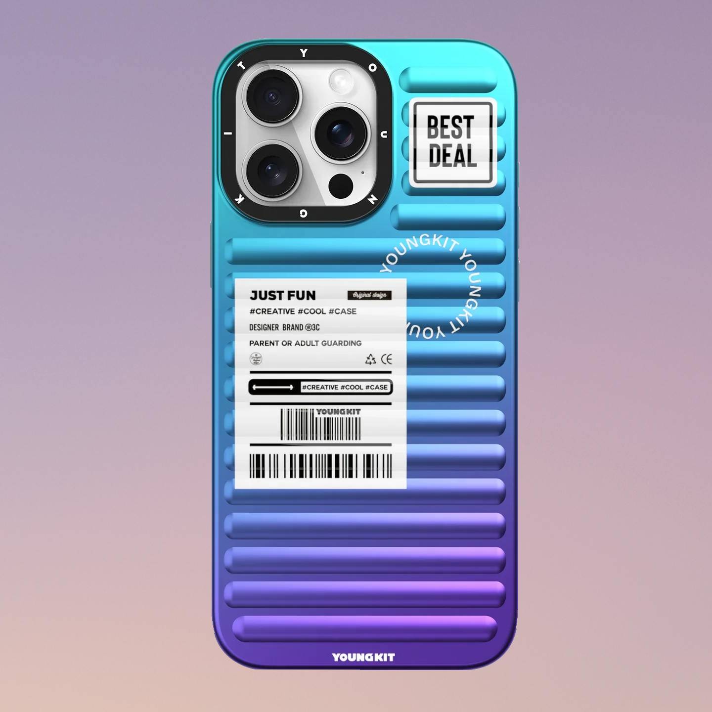 MX YOUNGKIT Serenity Gradient Spectrum Case - iPhone