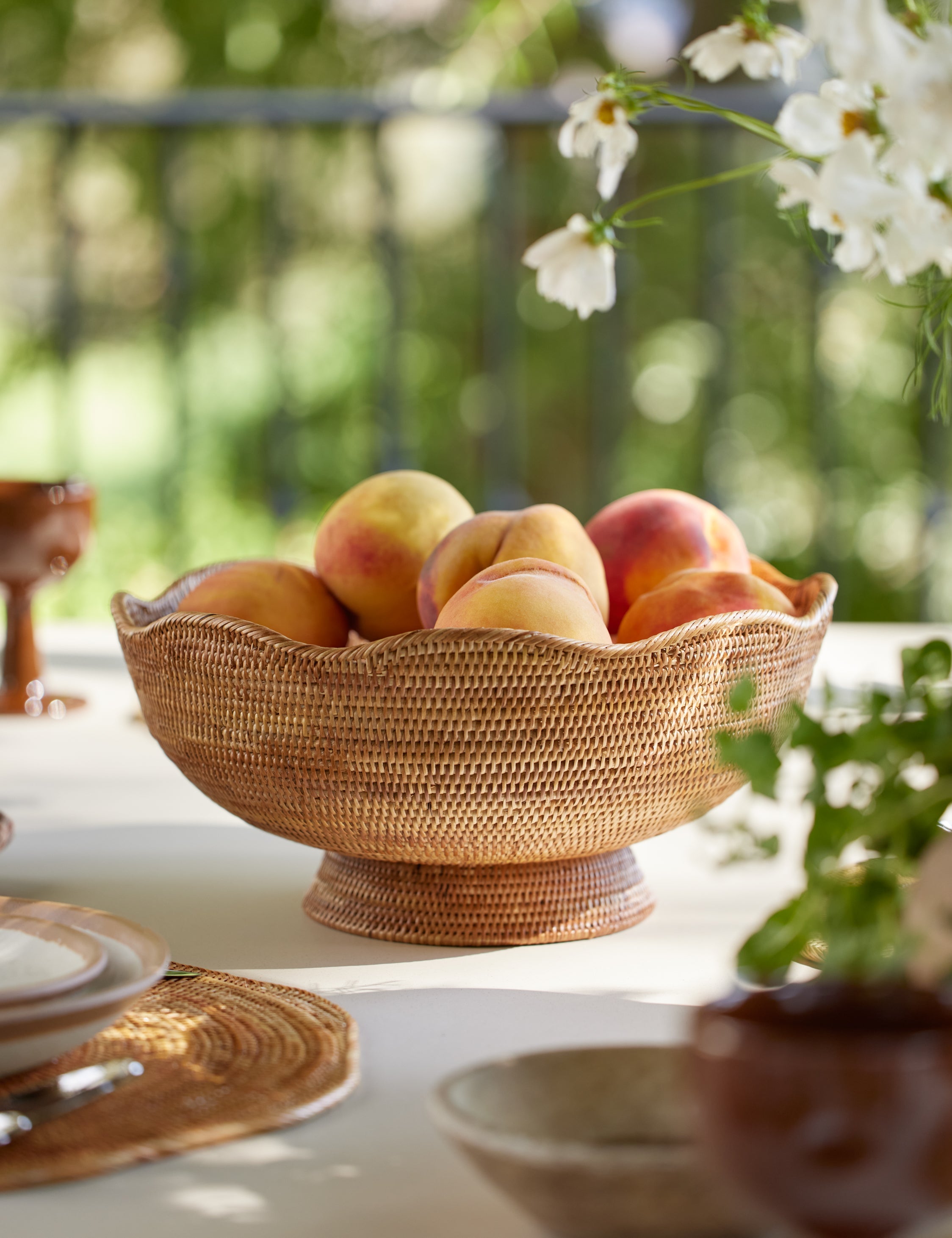 Lulu and Georgia Tyna Rattan Bowl – Natural - view 3
