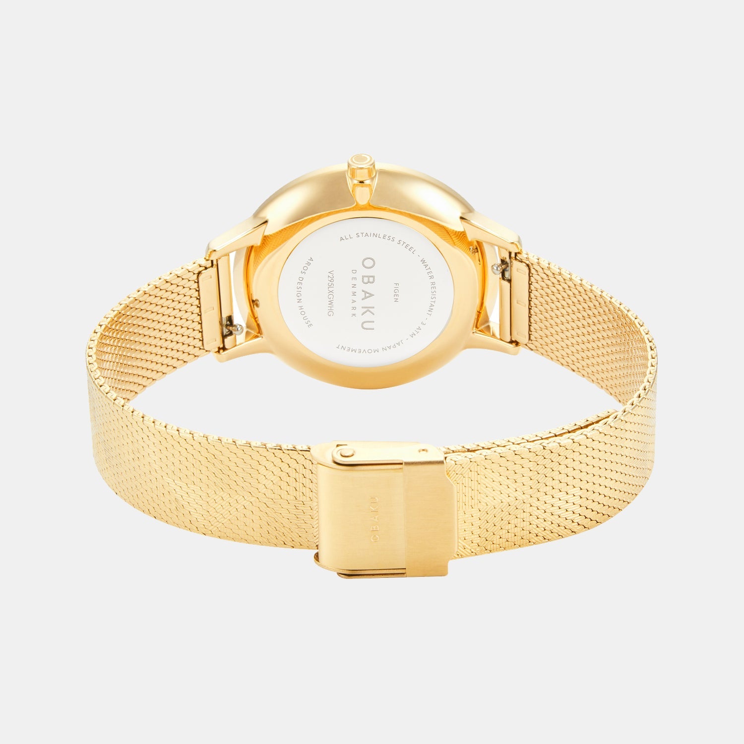 Obaku Figen Women Quartz White Dial Analog Stainless Steel Watch V295LXGWHG - view 4