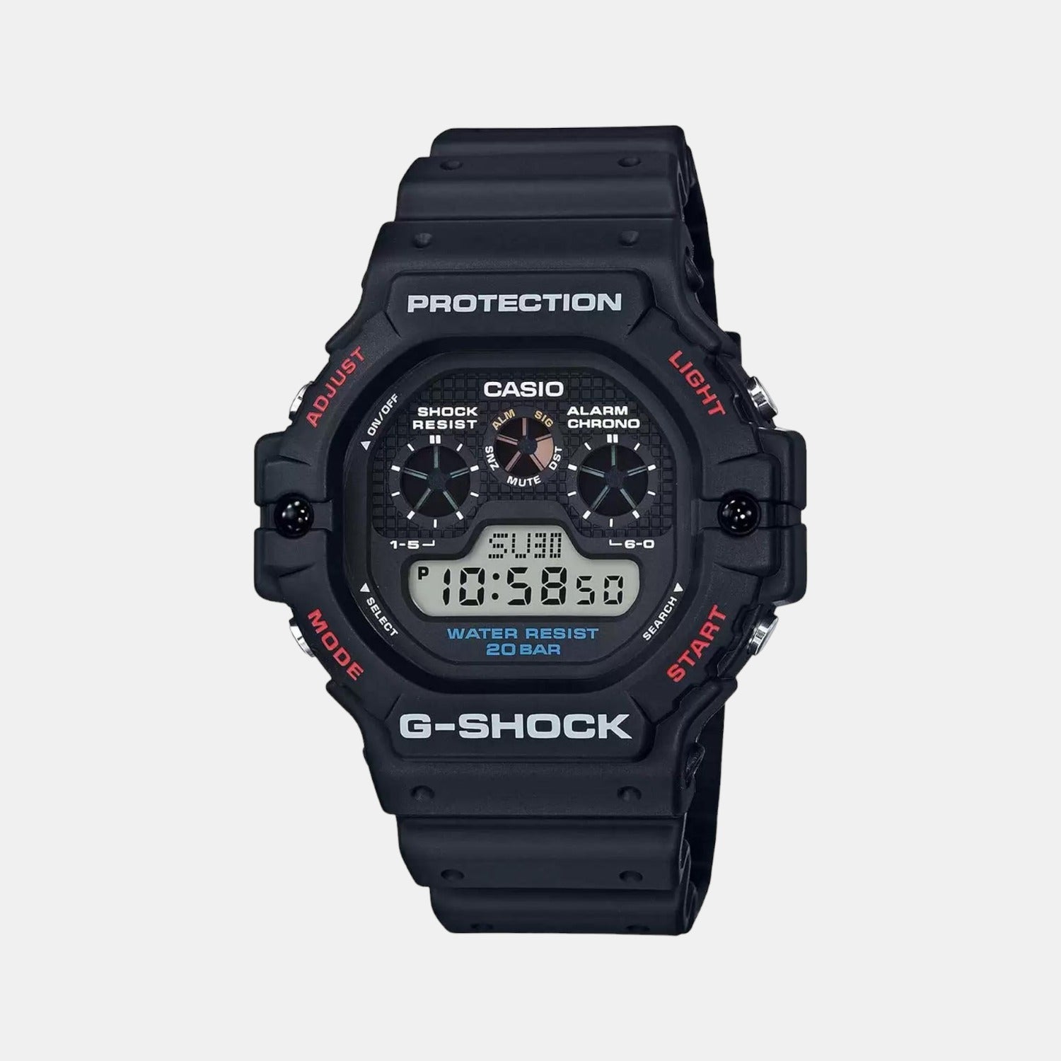 Casio G-Shock Men Quartz Black Dial Digital Resin Watch G909