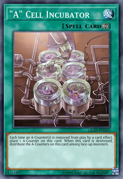 Yu-Gi-Oh! "A" Cell Incubator - GLAS-EN062 - Common - 1st Edition