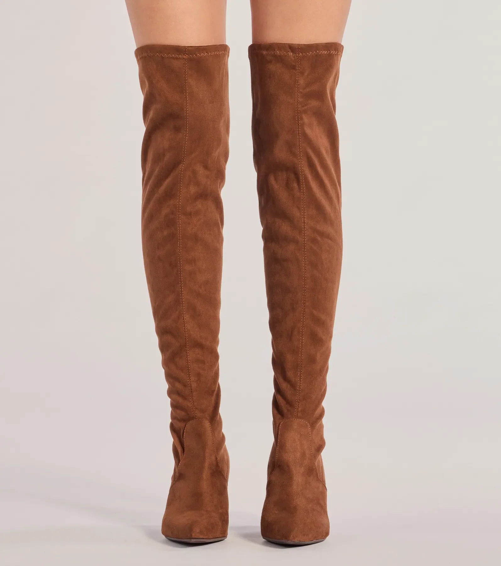 Windsor Feelin' Fab Faux Suede Over-The-Knee Boots - view 6