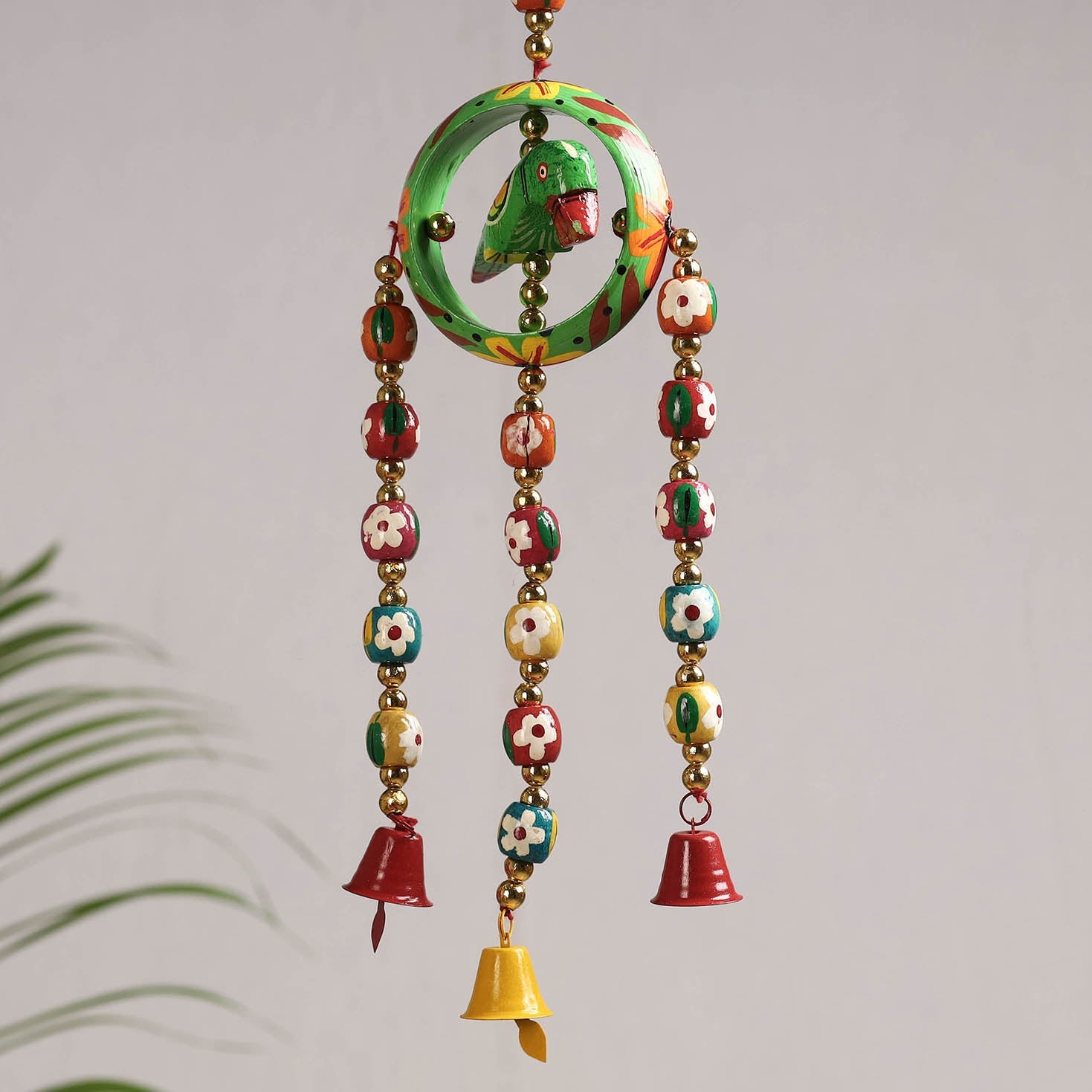 DEVENDRA SINGH Banaras Handpainted Wooden & Beadwork Decorative Hanging - view 2