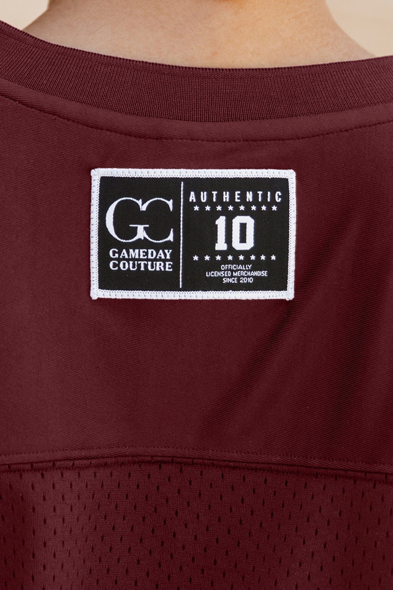 GC South Carolina Gamecocks Until Kickoff Oversized V-neck Rhinestone-striped Trim Fashion Jersey - view 6