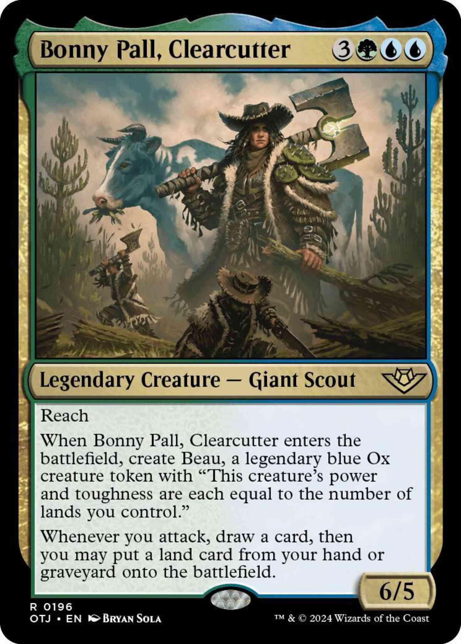 Bonny pall clearcutter – Magic Bonny Pall, Clearcutter [196] [Outlaws of Thunder Junction] [Non-Foil]