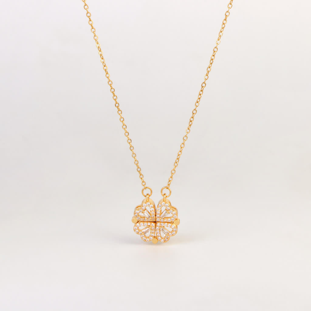 Ash Designs Clover 18K Gold Plated Necklace