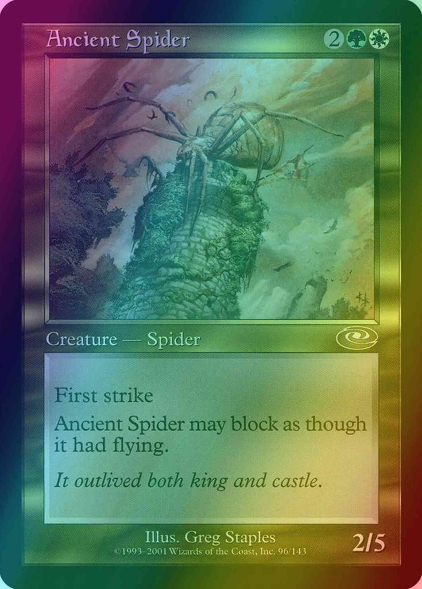 Ancient spider 96 – Magic Ancient Spider [96] [Planeshift] [Foil]