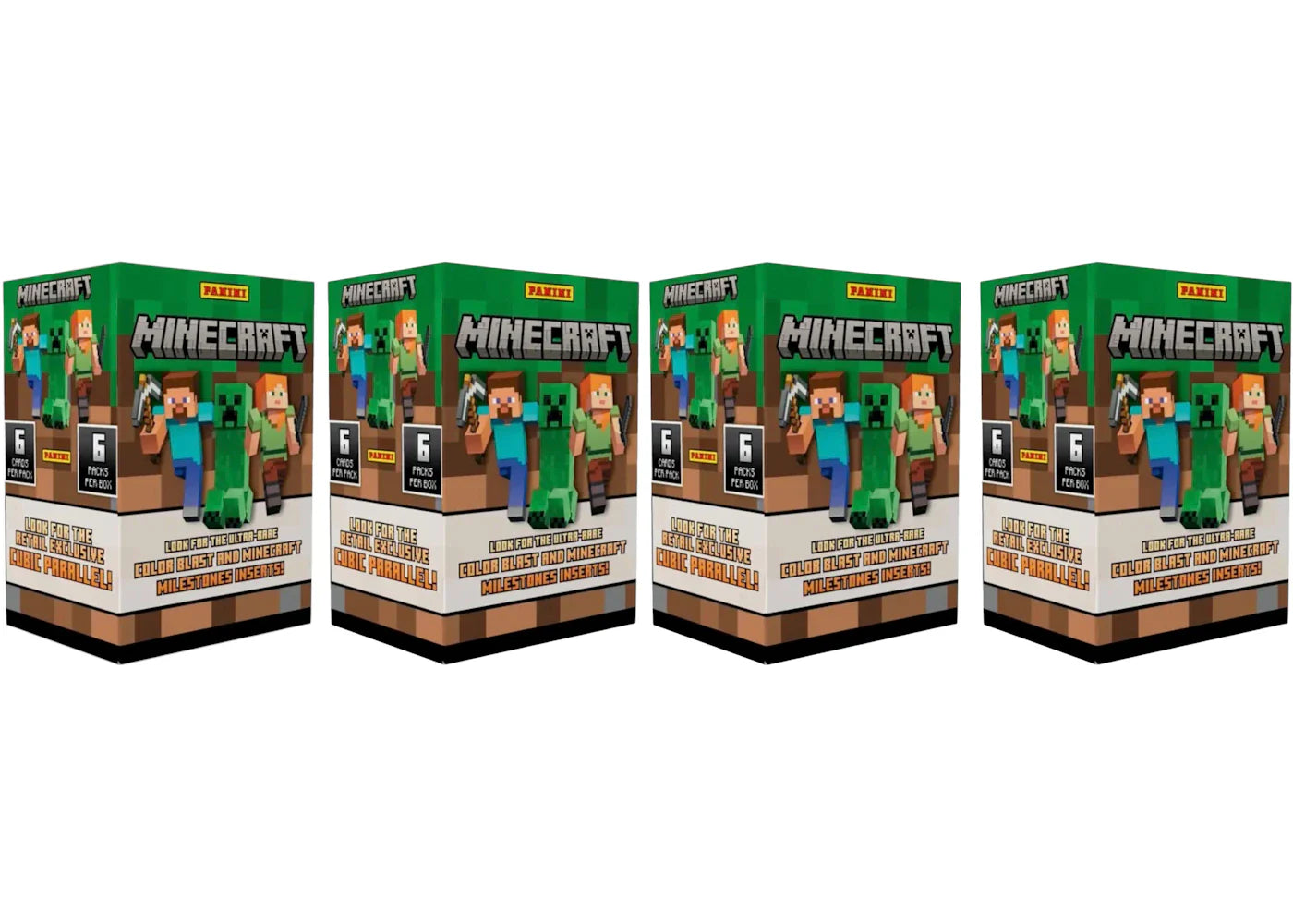 2024 Panini Minecraft Blaster Box 4x Lot